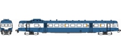 Modélisme ferroviaire : REE NW-035 - Autorail X-2896 Dépôt de LYON VAISE Logo Plaque Bleu Ep. IV-V