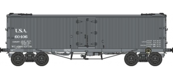 Modélisme ferroviaire : REE WB 533 - Wagon TP FRIGO Origine à Trappes à Glace USA Ep.II