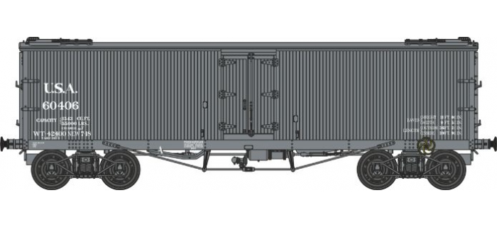 Modélisme ferroviaire : REE WB 533 - Wagon TP FRIGO Origine à Trappes à Glace USA Ep.II