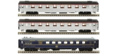 Modélisme ferroviaire : LS Model - LSM41131 - Coffret de 3 voitures Mistral