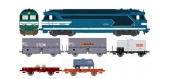 Train électrique : REE CM-003 - BB 67002 AVIGNON - ANALOGIQUE - + 5 wagons marchandises