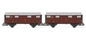 2 wagons couverts FS ,type FI, époque III.*