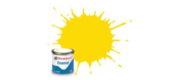 Peintures pour maquettes et modelisme ferroviaire HUMBROL HUM20069 - AA0761 - N°1 Jaune or 