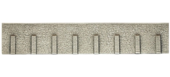 Train électrique : NOCH NO 58067 - Mur de soutènement, extra-long