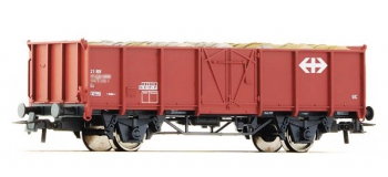 Train électrique : ROCO R67501 - Wagon tombereau chargé SBB
