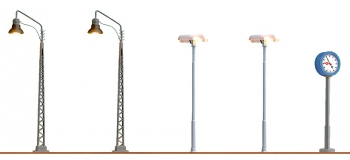 Brawa 5891 Set de 5 lampadaires