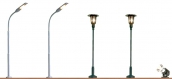 Brawa 5892 Set de 5 lampadaires