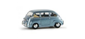 Modélisme ferroviaire : BREKINA BRE 22563 - Fiat Multiplat 1956, bleu métallisé 