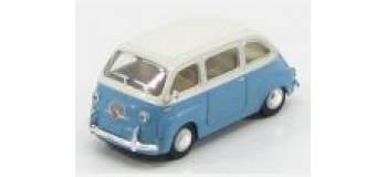 Modélisme ferroviaire : Fiat Multiplat 1956, bleu pastel - blanc