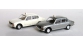 SAI 2095 - Lot de 2 Peugeot 504 taxi, blanc + gris métallisé