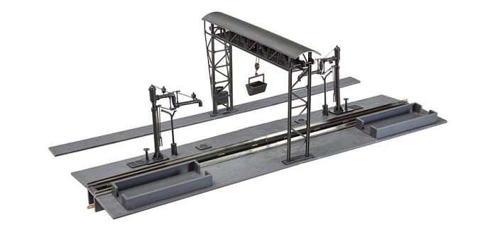 Modélisme ferroviaire : FALLER F120149 - Installation de décrassage avec grue-portique