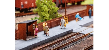 Train électrique : FALLER F 120219 - Salle d'attente, portillon 