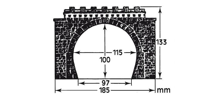 faller 120565 entrées de tunnel