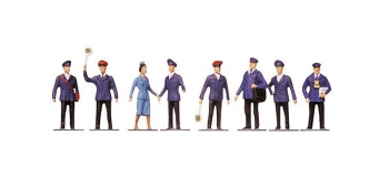 Modélisme ferroviaire : FALLER F151002 - Set employés gare I 