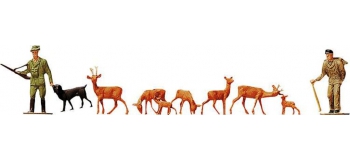 Train électrique : FALLER F151024 - Chasseur, Biche 