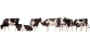 Modélisme ferroviaire : FALLER 154003 - Set Vaches Noires