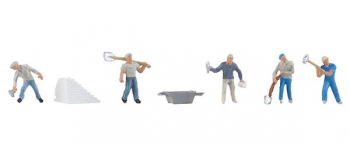 Modélisme ferroviaire : FALLER F155352 - Ouvriers de construction de maison