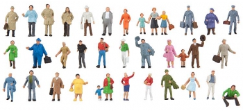 Modélisme ferroviaire : FALLER F155358 - Lot de complément à 36 figurines