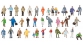 Modélisme ferroviaire : FALLER F155358 - Lot de complément à 36 figurines