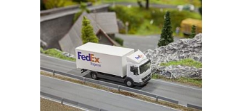 Modélisme ferroviaire : FALLER F161562 - Camion MB Atego 04 FedEx (HERPA) (Car Faller)