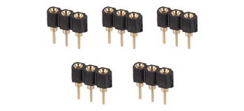 Modélisme ferroviaire : FALLER F163602 - 5 prises de charge, moulées