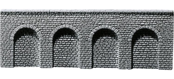 Train électrique :  FALLER F170890 : Dalle décorative arcades Pros, Pierre naturelle taillée 