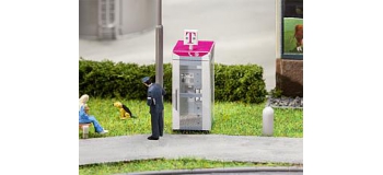 Modélisme ferroviaire : FALLER F180395 - 2 cabines téléphoniques Telekom