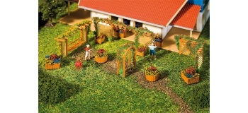 Modélisme ferroviaire : FALLER F180554 - Éléments aménagement jardin