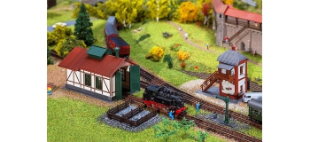 Modélisme ferroviaire : FALLER F222108 - Coffret hangar à locomotives