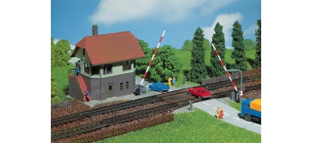 Modélisme ferroviaire : FALLER F222171 - Passage à niveau avec poste d’aiguillage N