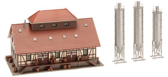 diorama maquette faller 222191 Cooperative avec silos