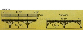 faller 222581 pont métallique à arches