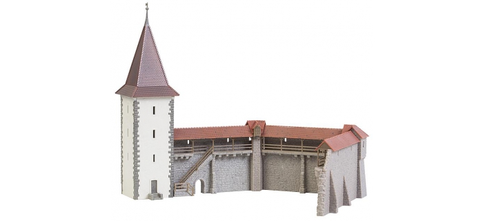 Modélisme ferroviaire : FALLER F232355 - Coffret enceinte de vieille ville N	