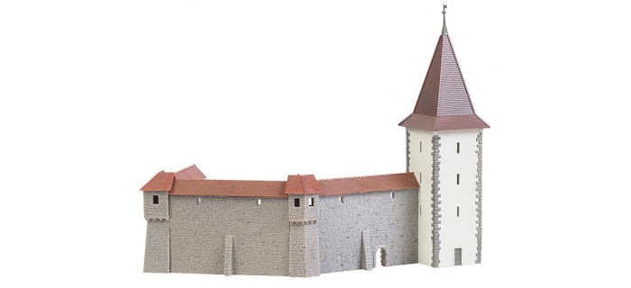 Modélisme ferroviaire : FALLER F232355 - Coffret enceinte de vieille ville N	