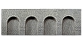 faller 271600 Mur en pierre de taille naturelle, avec arcades