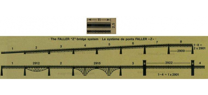 faller 282901 chemin de roulement