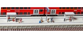 Train électrique : FALLER F 120202 - Plaque quai moderne