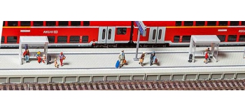 Train électrique : FALLER F 120202 - Plaque quai moderne