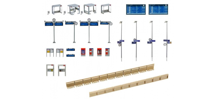FALLER F120240 - Abri de quai + accessoires 