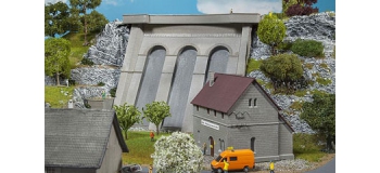 Modélisme ferroviaire  : FALLER F130943 - Centrale électrique avec barrage 