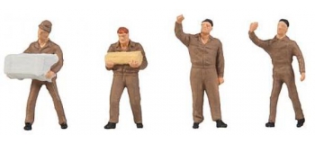 Modélisme ferroviaire :  FALLER F150941 - Personnel logistique UPS