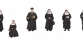 Modélisme ferroviaire : FALLER F150942 - Religieuses + prêtre