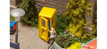 Modélisme ferroviaire : FALLER F180394 - 2 cabines téléphoniques Bundespost