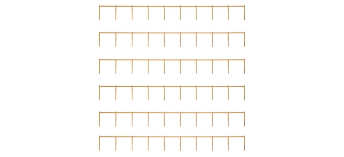F180427 Balustrade bois 1242 mm