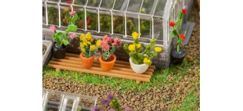 Modélisme ferroviaire : FALLER F181270- Plantes en pot