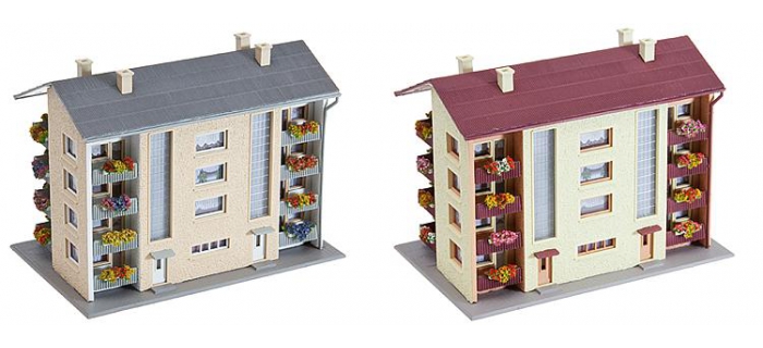 Bloc d'immeubles pour vieille ville (réédition) - FALLER 109924 / B-924 - HO 1/8