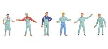 Modélisme ferroviaire : FALLER F150920 - Ouvriers d'entreprises