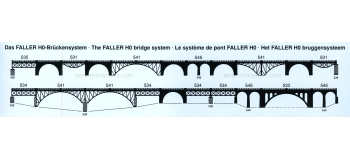 faller 120533 pont à arches en pierres