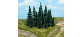 Heki 2060 - 200 sapins argentés, 7-12 cm