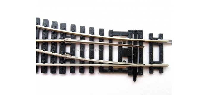 Aiguillage Manuel Droit Hornby R8073 - Échelle 00 - Rayon 438 Mm - Pour Réseaux Ferroviaires Miniatures - 7
